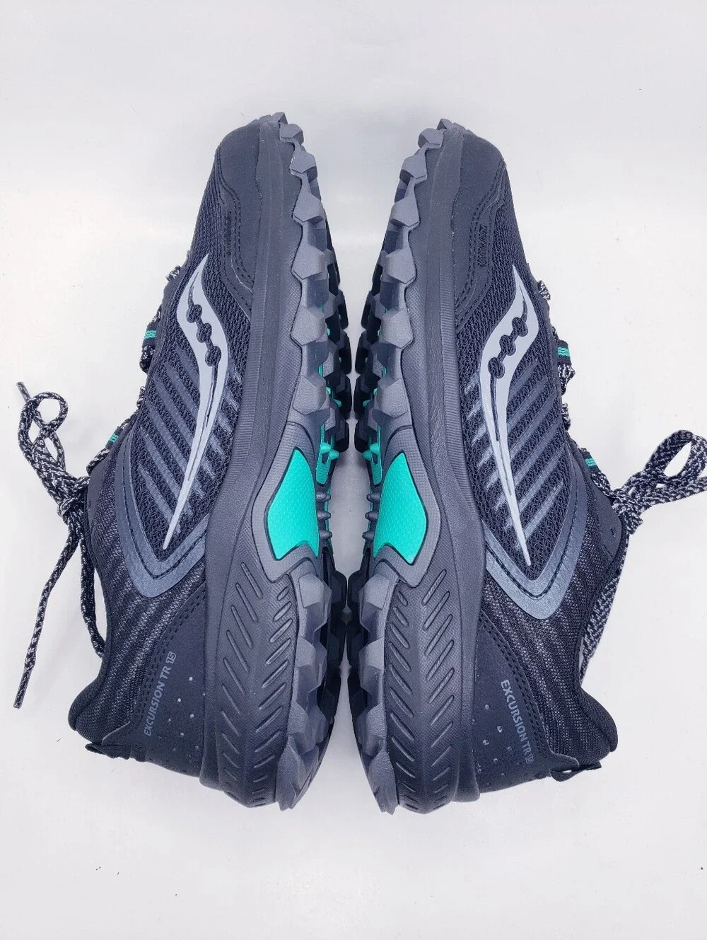 Saucony Black Excursion TR 15 Trail Running Shoes Sneakers Women's Size 10 Wide
